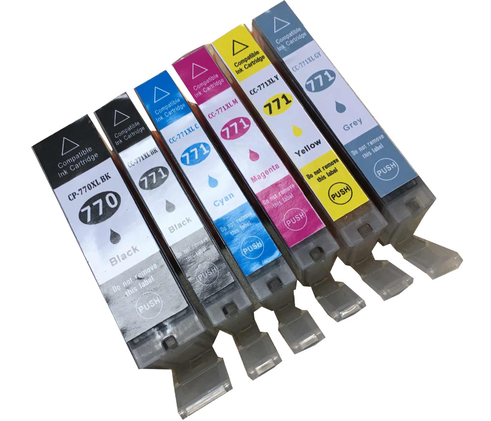 Buy 6Pack Compatible Inkjet Cartridges For Canon PGI