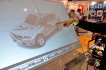 50 inch 6 points transparent Interactive Touch Foil Film Flexible touch foil film can be laminated
