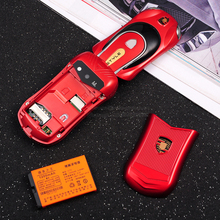2015 unlocked Russian keyboard flashlight super car model mini mobile cell phone P231