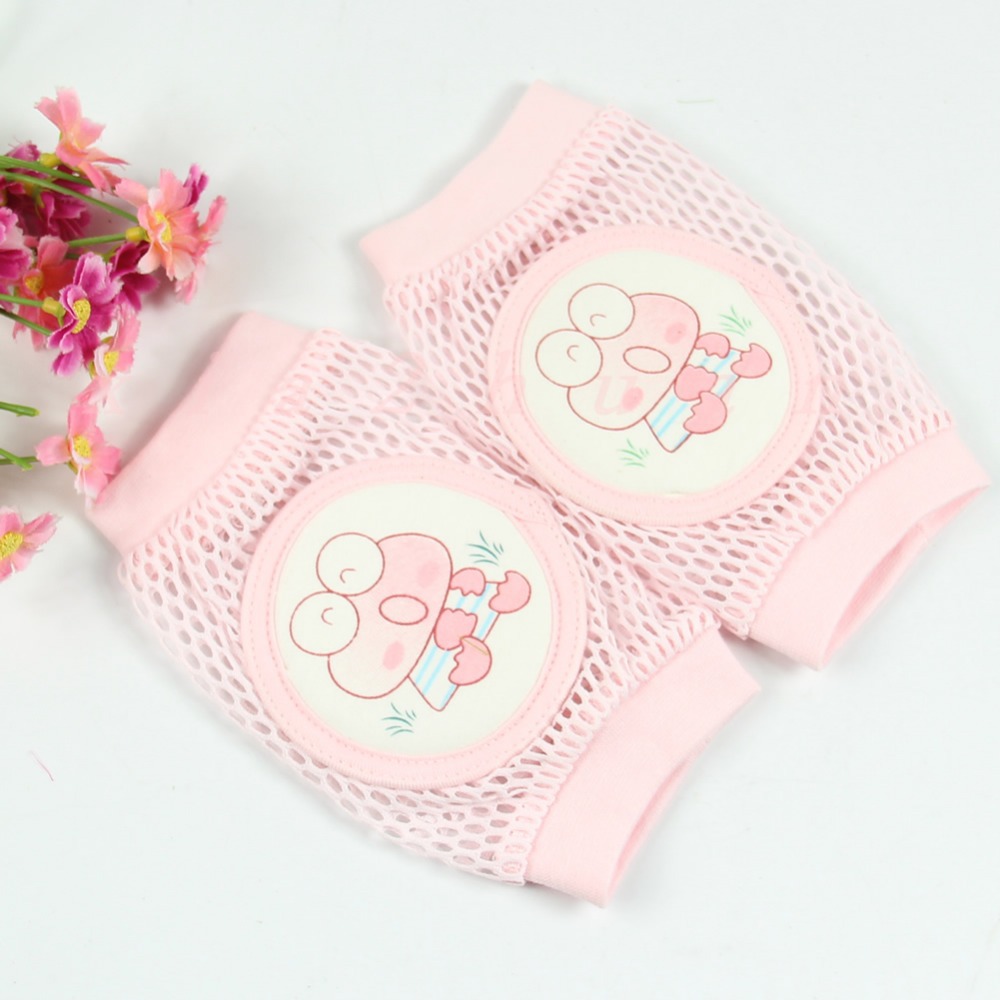 A96 Free Shipping 1pair Baby Toddler Safety Knee Pad Short Kneepad Crawling Protective Breathable