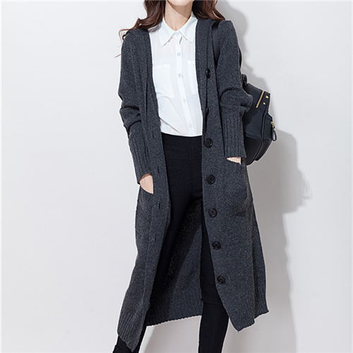 Collection Womens Long Cardigan Sweater Coat Pictures - Reikian