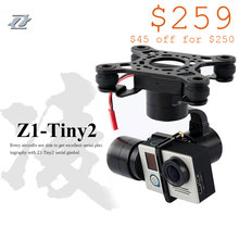Zhiyun Tiny2 3 Axis Brushless Gimbal Stabilizers for GoPro/3/3+/4 Camera DJI Phantom 2 3 F450 F550 X525 Quadcopter Drone