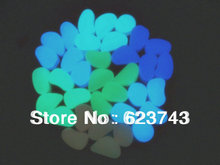 New design ! PS glow stones/ photoluminescent stone/ glowing pebbles for garden pave and aquarium decoration