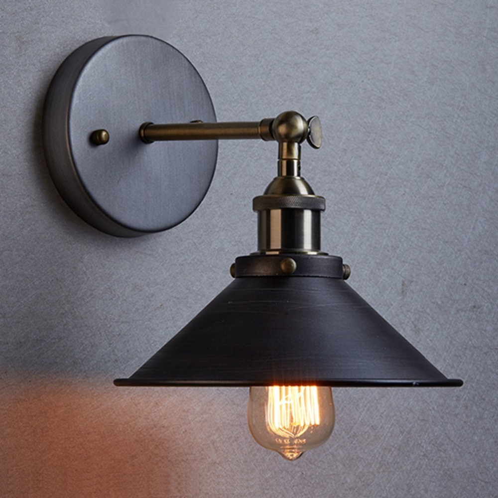 Buy loft style classical vintage industrial light metal lampshade ...