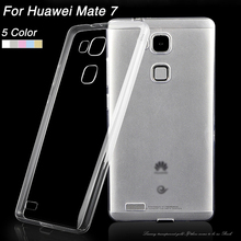 0.3mm slim transparente soft tpu case For Huawei Ascend Mate 7 cover for Mate7
