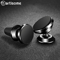 ARTISOME Universal Mini Car Phone Holder Stand Magnet Ari Vent Mount Holder For iPhone 6 6S