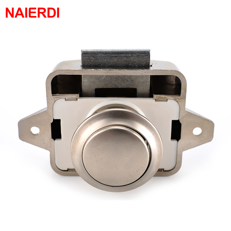 Description Picture 6 of item3PCS NAIERDI Camper Car Push Lock Diameter 26mm RV Caravan Boat Motor Cabinet Drawer Latch Button Locks For Furniture Hardware