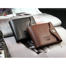2015 New Leather Brand Men’s Wallet Multifunctional Short Design Men Wallet Zipper Coin Purse Card Holder