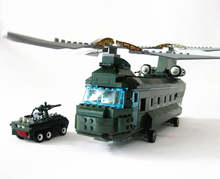 Building Block Set Compatible with lego transport aircraft Helicopter 3D Construction Brick Educational Hobbies Toys for Kids