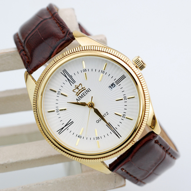 Waterproof Fashion Casual Men Watch with Calendar Leather Quartz Business Watches luxury brand wristwatches relogio masculine