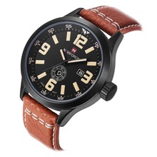Nueva NAVIFORCE marca hombres de negocios del reloj 30 m importación de la alta calidad de la marca moda reloj de cuarzo resistente al agua