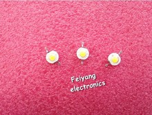 1W LED Bulbs High power Lamp beads Pure White/Warm White 350mA 3.2-3.4V 100-120LM 30mil Taiwan Genesis Chip Free shipping