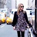 Women Long Sleeved Black Floral Print Silk Playsuit Stranded Ruffled Silk Romper Crinkled Playsuit With Tasseled