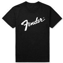 Summer 2016 New Guitar brand fender Streetwear Tshirt Casual Man Cotton T-shirt T shirt Short Sleeve Plus Size Top Tee T-F10854
