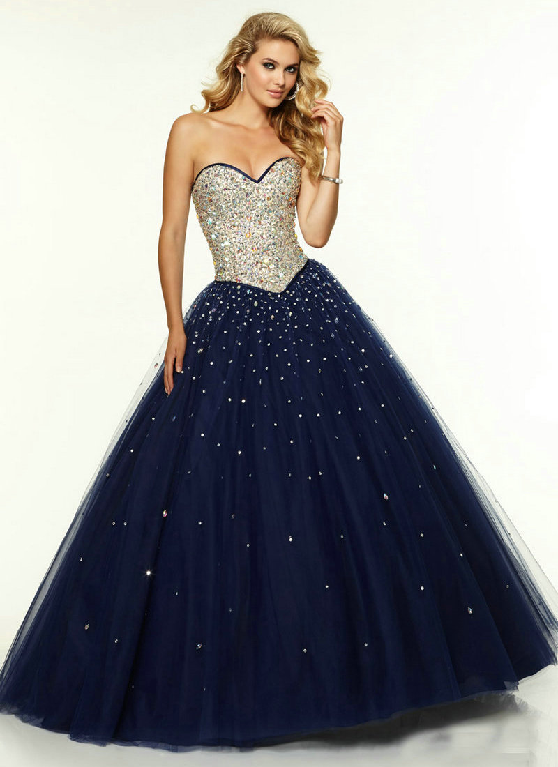 Dark Blue Sparkly Dress