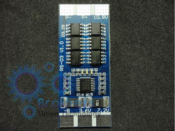 12.6V 11.1V 3 strings / 3 protection board polymer lithium battery protection board 28A peak 8A
