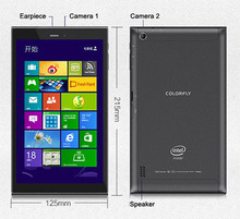 Colorfly i818W 3G Windows Tablet PC Intel Z3735F Quad Core 8 Inch IPS 2GB 32GB Dual