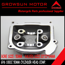100cc 50mm GY6 Moped Scooter moped ATV engine Cylinder Head comp with 20*23*64mm Valves SUNL,Roketa,NST,Baotian,Keeway,Taotao