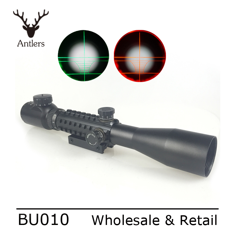 Air Riflescopes 3 9x40EG Fish bone Illuminated Red Green Optical Sight Laser can be installed Recreational