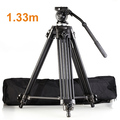 High Quality Professional Aluminum Alloy EI717 1 33m 4 4 Video Camera Tripod Fluid Pan Head