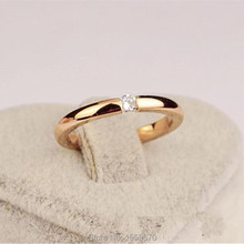 Unbelievable Charming Rings Gift 18k Gold Plating Crystal CZ Engagement Rings for Women Jewelry High-quality Ring Free Shipping