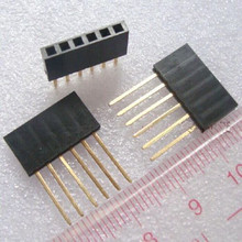 20pcs/Set Fashion 6 Pin 2.54mm Female Header Connector Socket for Arduino Shield + Free Shipping