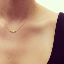 Hot Sale New Style Infinite Love plated 14k gold Pendant necklace Fashion Statement Necklace For Women