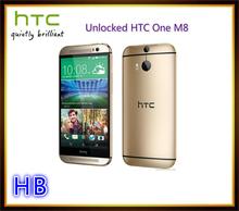 HTC ONE M8 Mobile Phone 5.0″ Android OS 4.4 2GB RAM Quad Core 2560MHz 4MP 3 Cameras Unlocked HTC One M8 Cell Phone