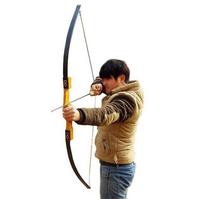  New 45 LBS 1 4m long bow Outdoor Sport Archery Traditional Take Down Hunting Shooting