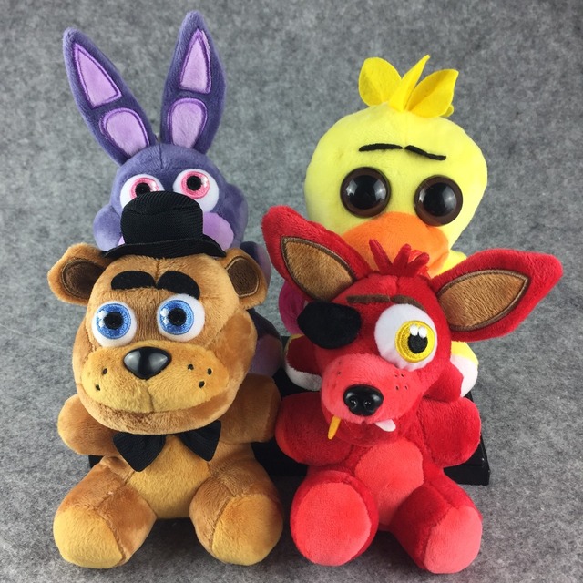 Kawaii Пять Ночей В фредди 4 Juguetes Fnaf Мире Фредди медведь Бонни Чика Плюшевые Чучело Foxy Детей Игрушки Peluches кукла