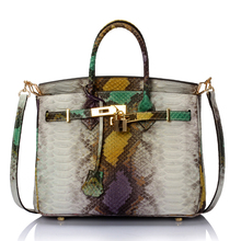 2016 Big Fashion Serpentine Bags Women Genuine Leather Shoulder Crossbody Bags Famous Designer Luxury Platinum Handbags