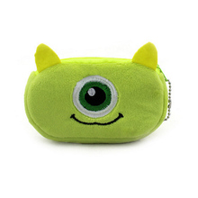 new style 3D cartoon animal printing corduroy pounch rectangle coin purse