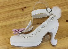 Female Japan Lolita girls student Pumps shoes platform high heeled Harajuku princess rabbit cosplay lolita ears
