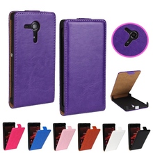 Retro Stylish Style Crazy Horse Flip Leather Case For Sony Xperia SP M35 M35h C5302 C5303 Mobile Phone Cover