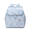 Famous Brand Designer Floral Backpack 2016 Trendy Fashion Bag Fresh Style Bowknot Flap Magnetic Button Bag