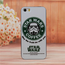 2015 New Fashion Starbucks Ooffee Protect Case Star Wars Design Phone Case Cover For Apple iphone