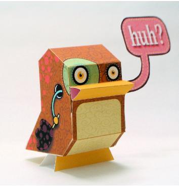 Talking kits model 31 Hobby Paper Bird paper craft Paper Model.jpg Craft