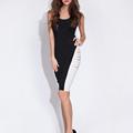 Fashion 2016 Women Sexy Slim Sleeveless Backless Bodycon Party Dress Night Club Wear Party Dress Vestido