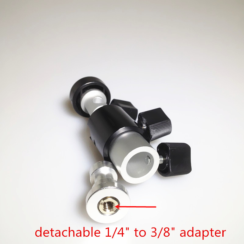 Umbrella and Flash Bracket Holder C II Type with Hot Shoe Mount + Screw Adapter Photo Studio Accessories (2)