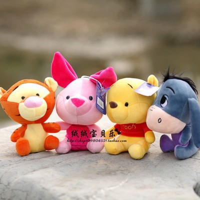 5 pieces new small cute Eeyore donkey toys Movie & TV toy plush Eeyore donkey gift doll about 18 cm aeProduct.getSubject()