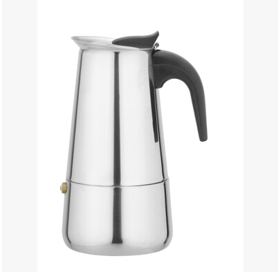 Stanless steel Espresso coffee maker Moka coffee machine coffee pot Italian coffee 4cup-in ...