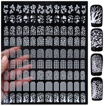 Nail Art Stickers Decals,108pcs/sheet Butterfly Leopard Design 3d Nail Tips Decorations,DIY Beauty Manicure Nail Supplies Tools