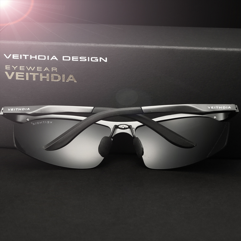 VEITHDIA Brand Aluminum Polarized Sunglasses Men Sports Sun Glasses Driving Mirror Goggle Eyewear Male Accessories 6529
