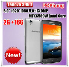 F Original Lenovo S960 VIBE X MTK6589W Mobile Phone Quad Core 5 0 Inch IPS 1920X1080P