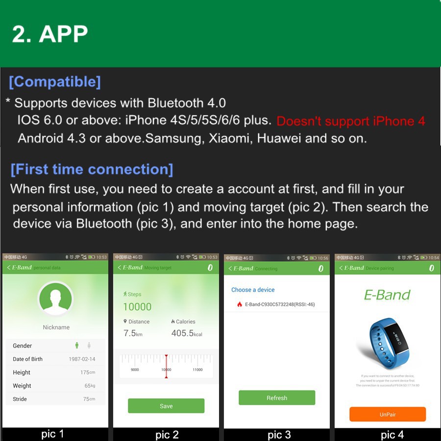 Smartband app