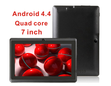 Original 7 Inch Tablets Q88 Quad Core Android Tablet PCS Allwinner A33 Android 4.4 8GB Dual Cameras WIFI OTG Capacitive Screen