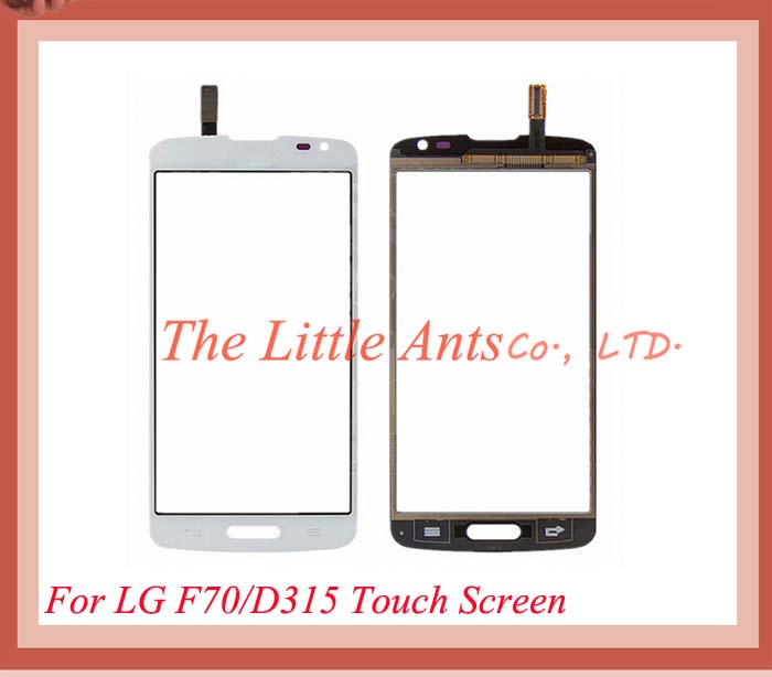 The high quality For LG F70/D315 New Touch Screen Digitizer Touch Sensor Glass Pancel Black and White Free shipping