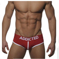August Cotton Popular Brand ES ADDICTED Men Underwear Briefs Sexy Five Colors Blue Black Red Gray