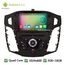 Quad Core DAB+ FM BT USB RDS Android 5.1.1 8″ HD 1024*600 WIFI Car DVD Player Radio PC Stereo Screen For Ford Focus 3 2011-2014