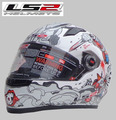 Free shipping high grade genuine original LS2 FF358 motorcycle helmet safety helmet full helmet Racing red